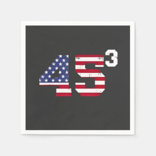 Sta met 45 Pro Trump USA-vlag 4 juli Servet