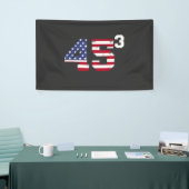 Sta met 45 Pro Trump USA Vlag 4 juli Spandoek (Beurs)