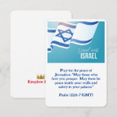 Sta met Israël (Voorkant / Achterkant)