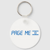 Sta met Israël sleutelhanger (Voorkant)