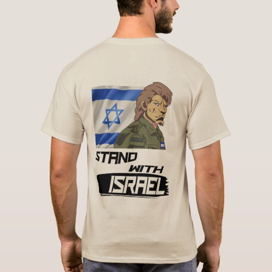 STA MET ISRAËL T-SHIRT (Achterkant)