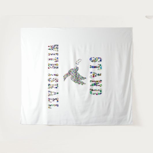 Sta met Israël Wandkleed (Voorkant (horizontaal))