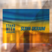Sta met Oekraïne Slava Oekraïense Glorie aan Oekra Raamsticker (Vel 2)