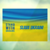 Sta met Oekraïne Slava Oekraïense Glorie aan Oekra Raamsticker (Vel 3)