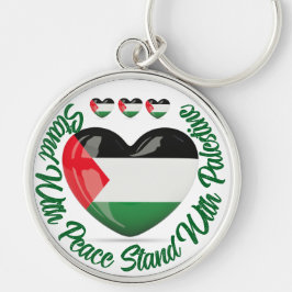 Sta met vrede, sta met Palestina Sleutelhanger