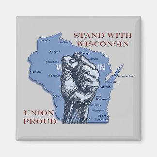 Sta met Wisconsin Magneet