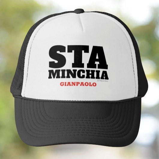 Sta Minchia Pesonalized Trucker Hat Trucker Pet