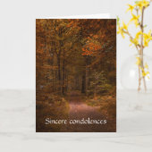 Sta niet bij mijn graf en treur mijn rouwbeklag kaart (Gele Bloem)