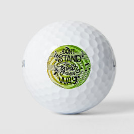Sta Niet in Je Eigen Weg Golfballen