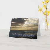 Sta niet in mijn grave en weep, met sympathie kaart (Gele Bloem)