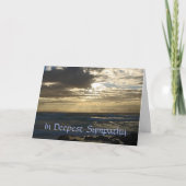 Sta niet in mijn grave en weep, met sympathie kaart (Voorkant)