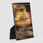 Sta niet op mijn Grave en Weep Poem Fotoplaat (Zijkant)