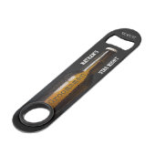 Sta Night Groomsman Keepomwille Beer Bottle Speed Flessenopener (Voorkant Gekanteld)