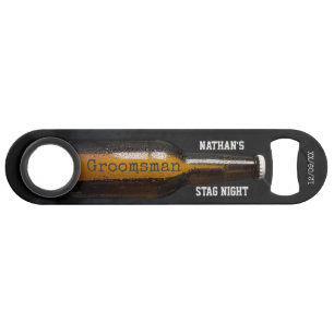 Sta Night Groomsman Keepomwille Beer Bottle Speed Flessenopener