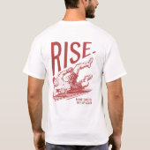 Sta op. Boxer T-shirt (Achterkant)