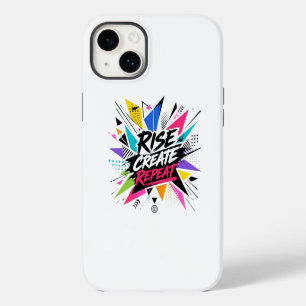 Sta op Creëer Herhaal Inspirerende Motiverende Quo Case-Mate iPhone 14 Plus Hoesje