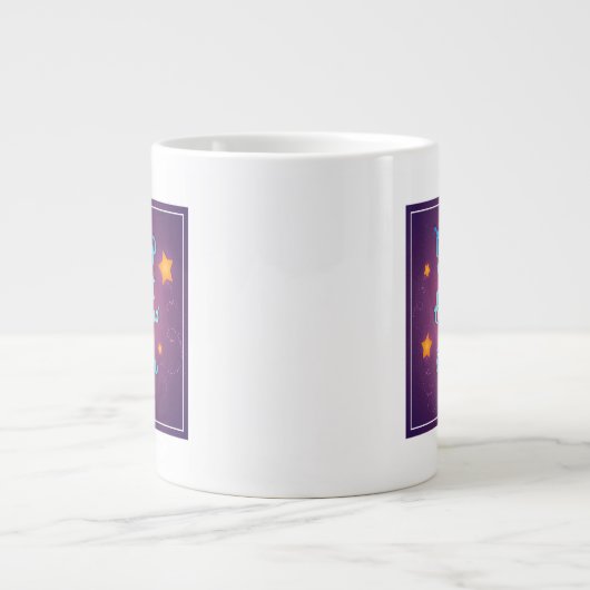 Sta op en begin met het volgen van je dromen grote koffiekop (Voorkant)