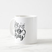 Sta Op En Bid Bijbelvers Koffiemok (Voorkant links)