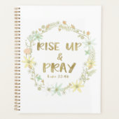 Sta op en bid Bijbelvers Quote Planner (Voorkant)