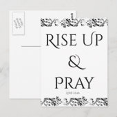 Sta op en bid briefkaart (Voorkant / Achterkant)