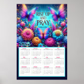 Sta op en bid Lukas 22:46 Kalender 2025 Poster (Voorkant)