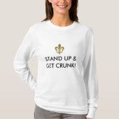 Sta op en krijg krap t-shirt (Voorkant)