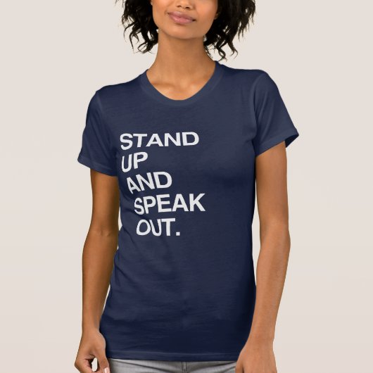 STA OP EN PRAAT ER OVER T-SHIRT (Voorkant)