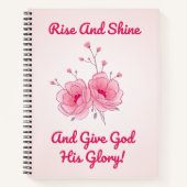 Sta op en schijn en geef God Zijn heerlijkheid! Jo Notitieboek (Voorkant)