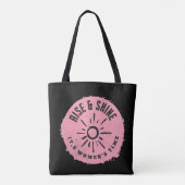 Sta op en schijn, het is vrouwentijd tote bag (Achterkant)