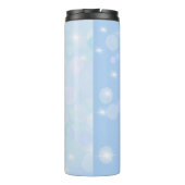 Sta op en schijn  koffiekopje en bloemen thermosbeker (Achterkant)