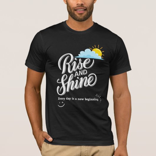 Sta op en schijn t-shirt (Voorkant)