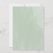 Sta op en schitter, Groene Post Huwelijks Brunch Kaart (Achterkant)