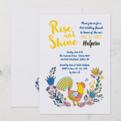 Sta op en schitter Uitnodiging (Voorkant / Achterkant)