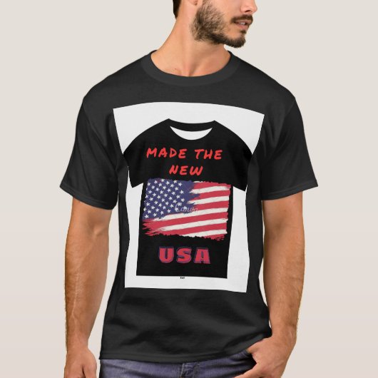Sta op en stem: Made the USA T-Shirt (Voorkant)
