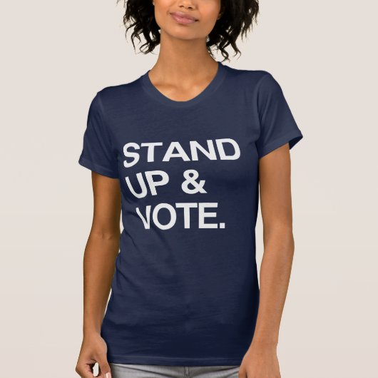 STA OP EN STEM T-SHIRT (Voorkant)