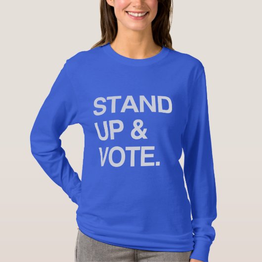 STA OP EN STEM T-SHIRT (Voorkant)