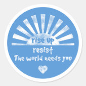 Sta op en weersta Sticker Sheet (Voorkant)