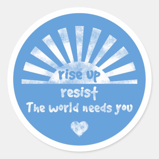 Sta op en weersta Sticker Sheet (Voorkant)