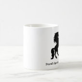 Sta op en worden geteld koffiemok (Center)