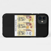 Sta Op Grappige Vogel Met Pistool Case-Mate iPhone Case (Achterkant (horizontaal))