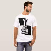 Sta Op Je Grond Schaak Toren T-shirt (Voorkant volledig)