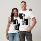 Sta Op Je Grond Schaak Toren T-shirt (Unisex)