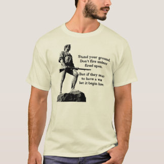 Sta op je grond t-shirt