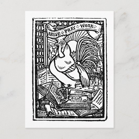 Sta op met het bidden briefkaart (Voorkant)