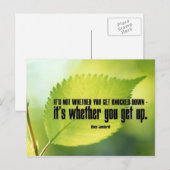 Sta op met Inspirerend Briefkaart (Voorkant / Achterkant)