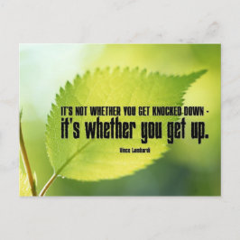 Sta op met Inspirerend Briefkaart