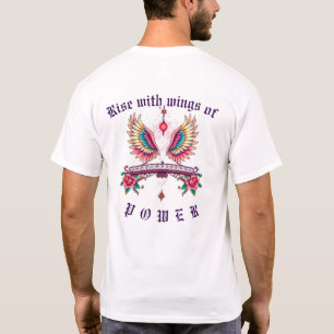 "Sta op met vleugels van macht." voor Vaderdag T-shirt