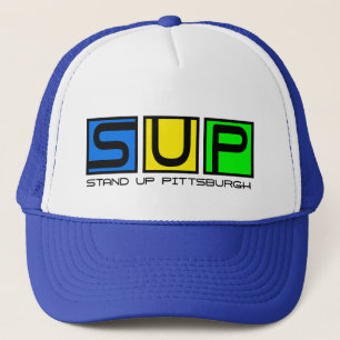Sta op pittsburgh logo bright.ai trucker pet