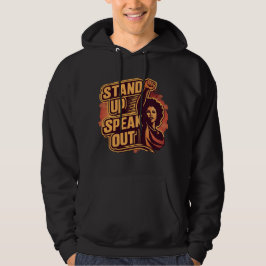 Sta op, spreek uit hoodie