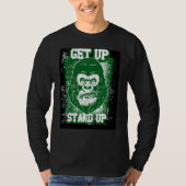 Sta op, sta op - Gorilla Motivatie T-shirt (Voorkant)
